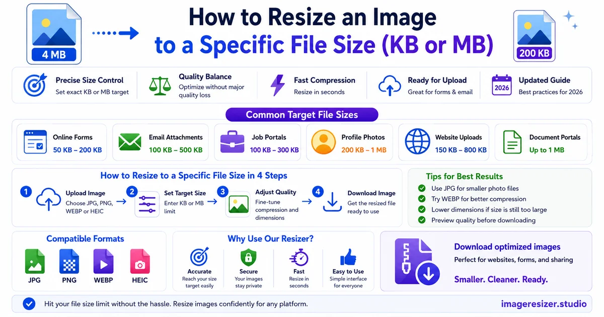 How to Resize an Image to a Specific File Size (KB or MB)