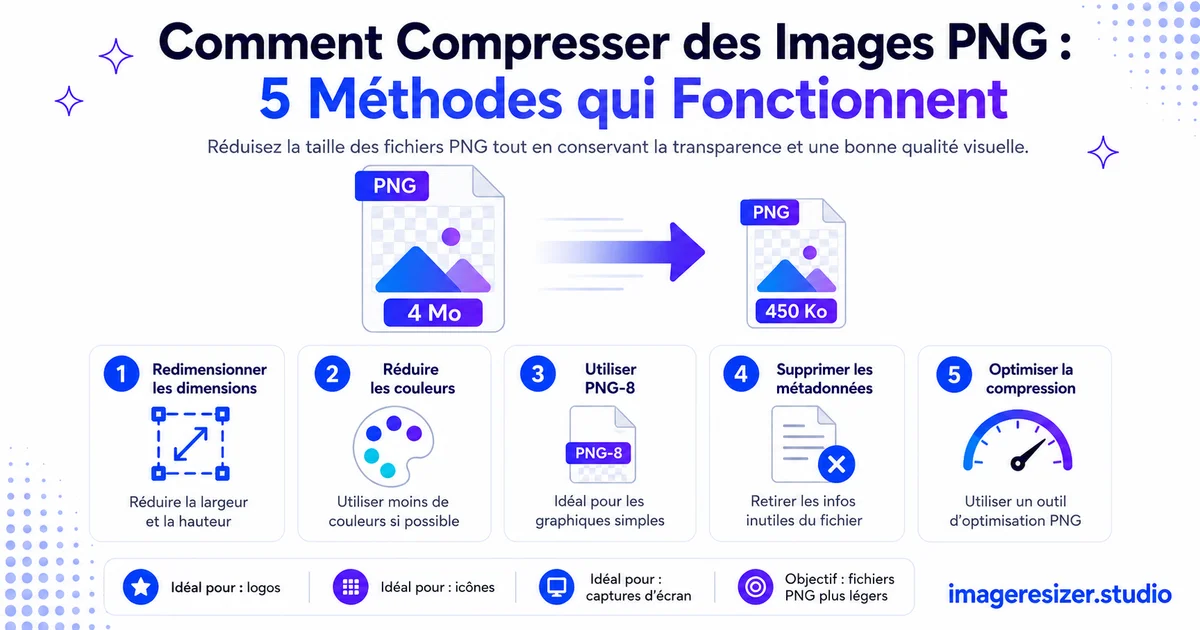 Comment Compresser des Images PNG : 5 Méthodes qui Fonctionnent