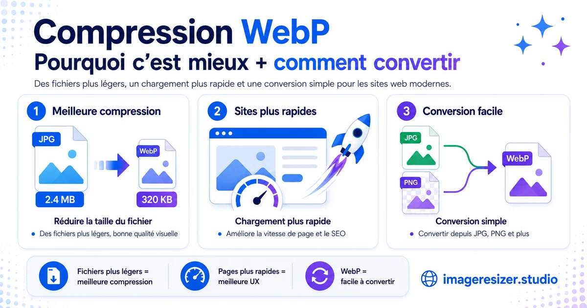 Compression WebP : Pourquoi est-elle meilleure + Comment convertir